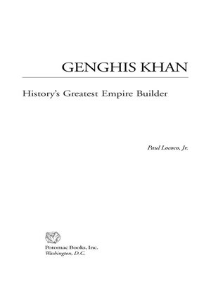 cover image of Genghis Khan
